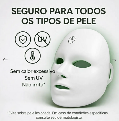 AlluMask Pró - Mascara Led 7 em 1 [Elimina Rugas, Flacidez, Acne e Manchas]
