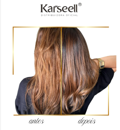 Máscara Karseell Collagen 500g – Hidratação Profunda e Brilho Intenso