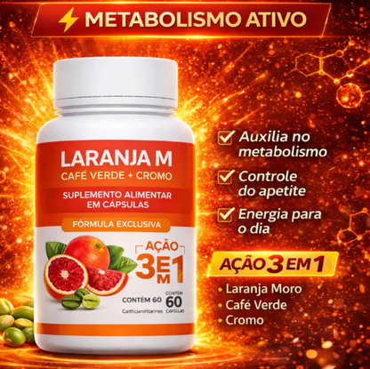 Laranja Moro - Ação 3 em 1 [Reduz gordura localizada, celulites e flacidez]