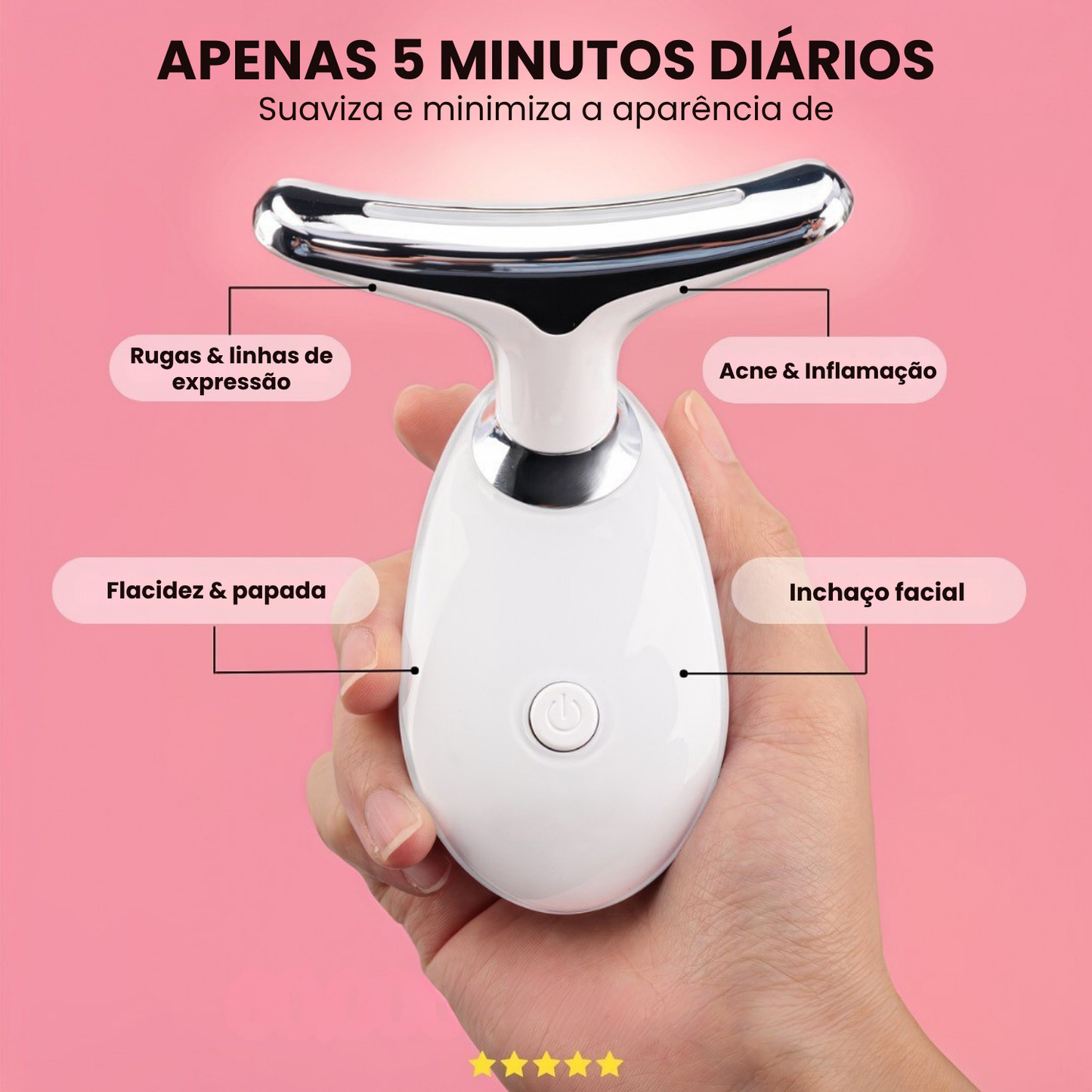 Alluface 7 em 1 - Tratamento facial completo [rugas-flacidez-papada]